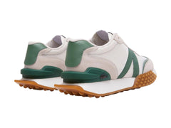 Tenis Lacoste L-Spin Deluxe Blanco y Verde para Mujer