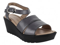 Sandalias Clinton Inox Plata para Mujer