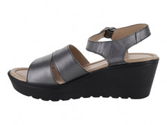 Sandalias Clinton Inox Plata para Mujer