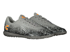 Tenis de Fútbol Charly Gris y Naranja para Hombre