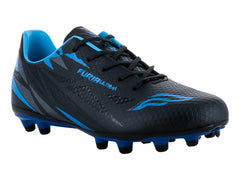 Tenis de Fútbol Furia 1023 Negro-Azul para Niño