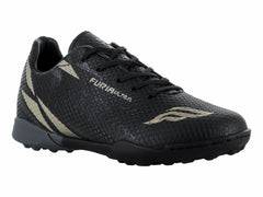 Tenis de Fútbol Furia Negro y Oro para Niño