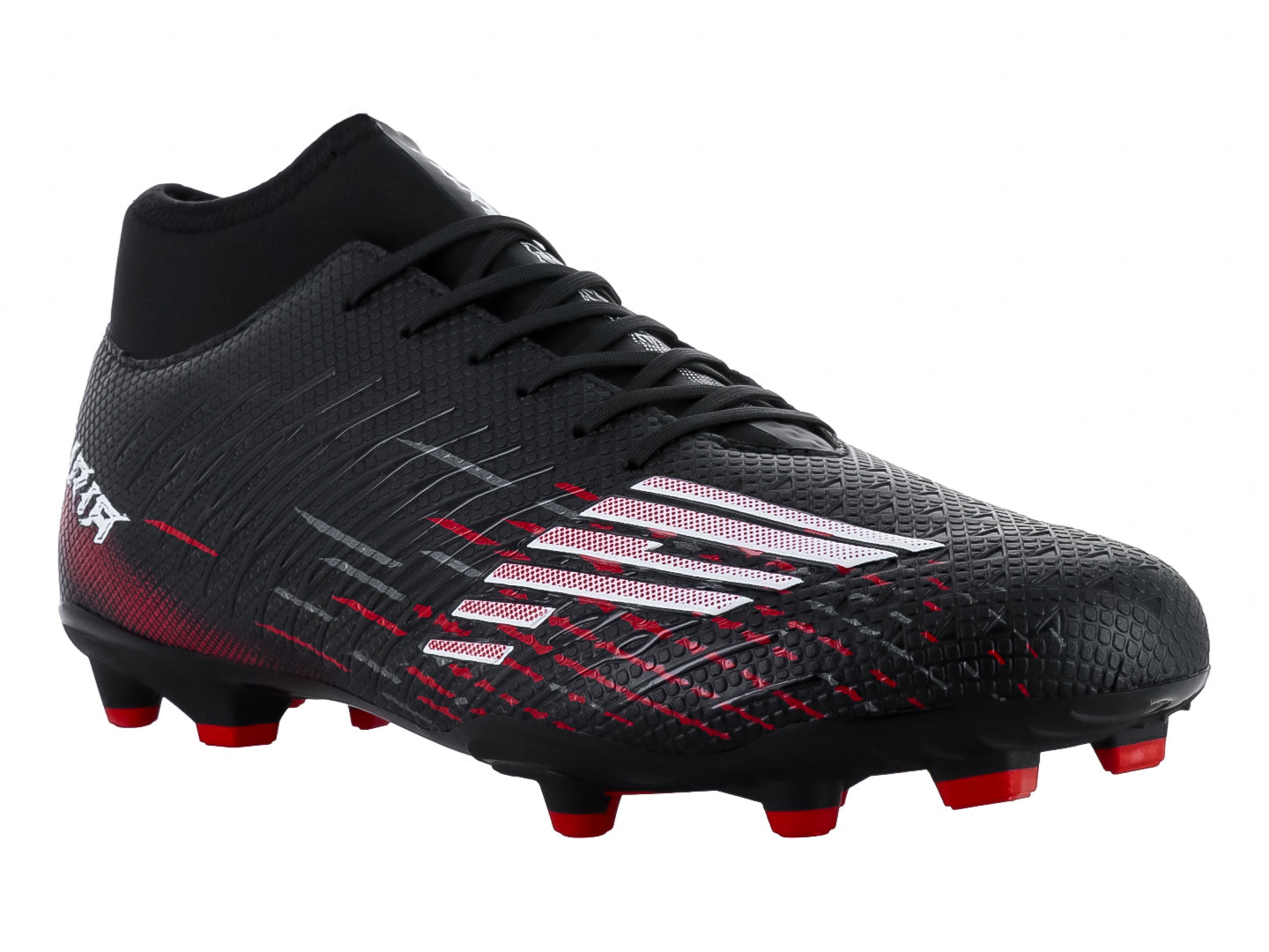 Tenis de Fútbol FURIA 1515 Negro-Rojo para Hombre