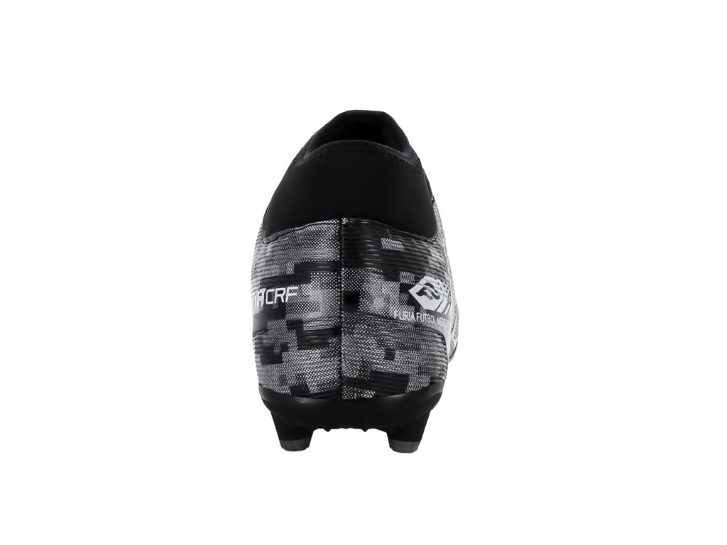 Tenis de Fútbol Furia Negro Plata para Hombre