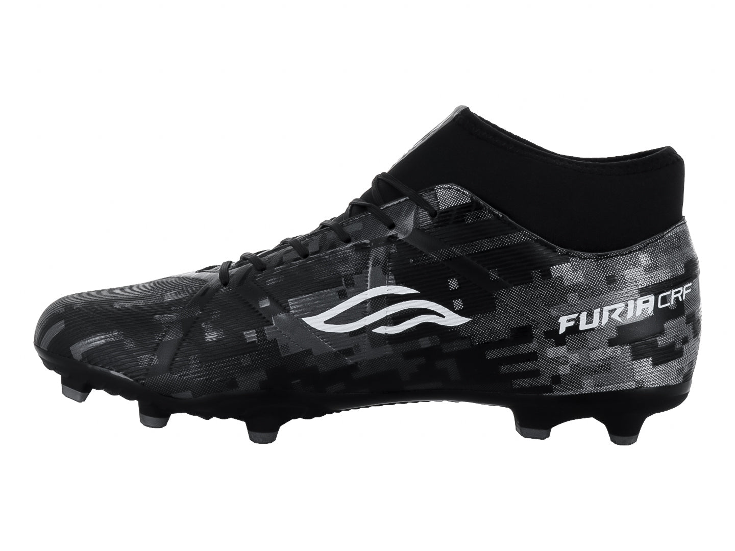 Tenis de Fútbol Furia Negro Plata para Hombre