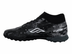 Tenis de Fútbol Furia Negro Plata para Hombre