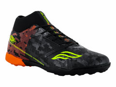 Tenis de Fútbol Furia Negro-Naranja para Hombre