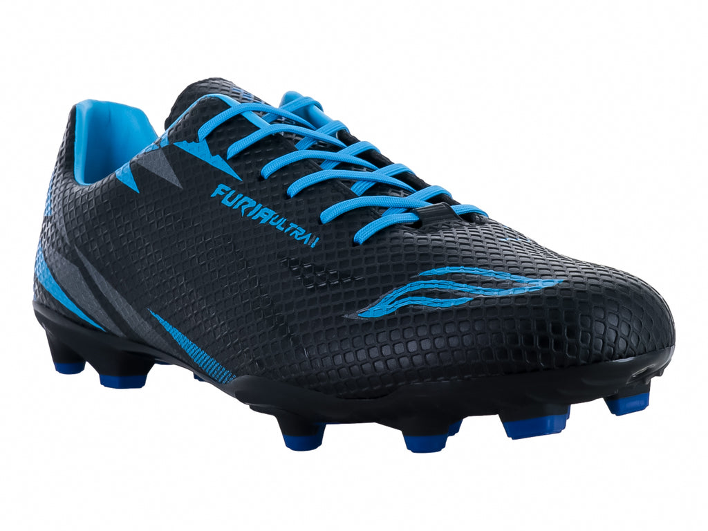 Tenis de Fútbol Furia Negro y Azul para Hombre