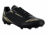 Tenis de Fútbol Furia 1023 Negro con Oro para Hombre