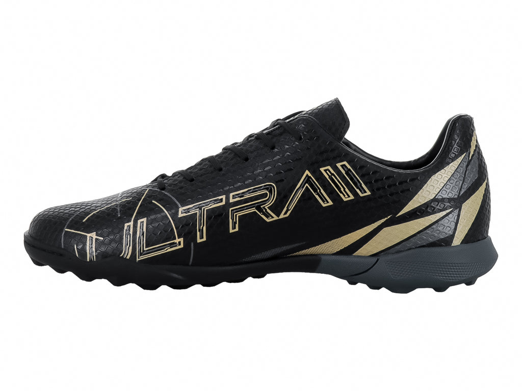 Tenis de Fútbol FURIA Negro-Oro para Hombre