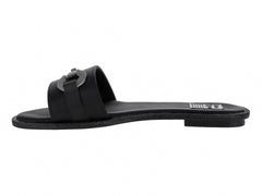 Sandalias Luna Rosa Negro para Mujer