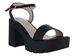 Sandalias Luna Rosa Negro para Mujer