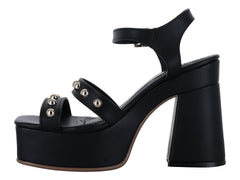 Sandalias Luna Rosa Negro para Mujer