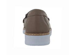 Zapatos Mocasines Luna Rosa Color Cajeta para Mujer