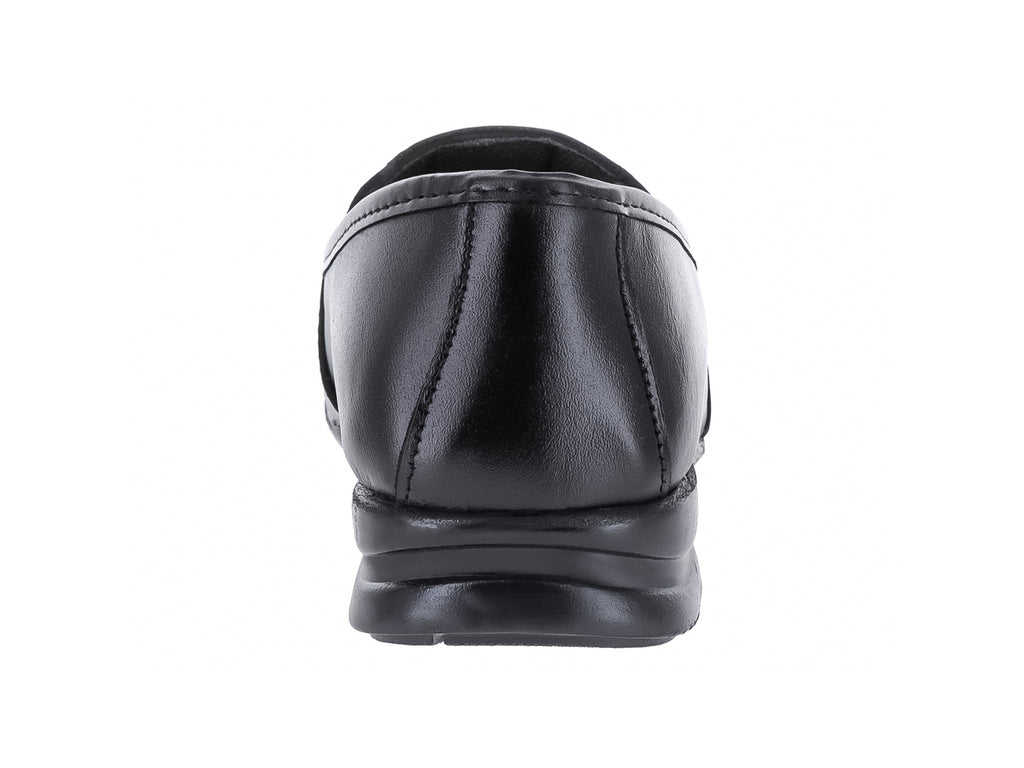 Zapatos Mocasines de Piel Negro Luna Rosa para Mujer