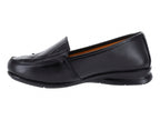 Zapatos Mocasines de Piel Negro Luna Rosa para Mujer