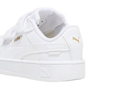 Tenis PUMA Carina Street V Blanco y Oro para Niña