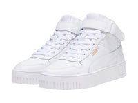 Tenis PUMA Carina Street Mid Blancos y Oro para Mujer