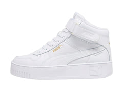 Tenis PUMA Carina Street Mid Blancos y Oro para Mujer