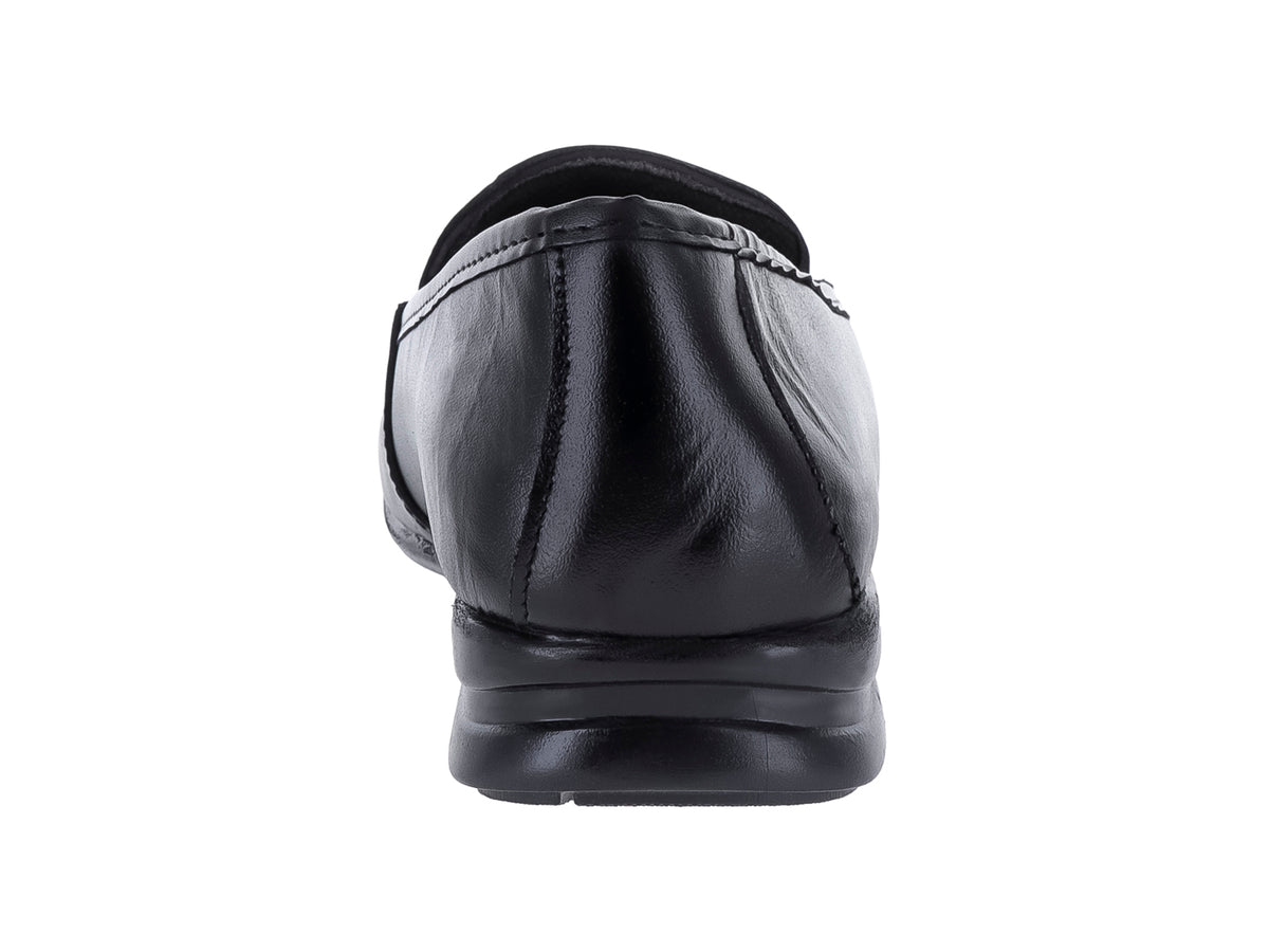 Zapatos Planos Luna Rosa Negro para Mujer