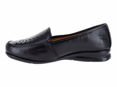 Zapatos Planos Luna Rosa Negro para Mujer