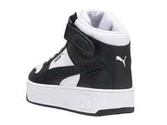 Tenis PUMA Carina Street Mid Blancos y Negros para Mujer