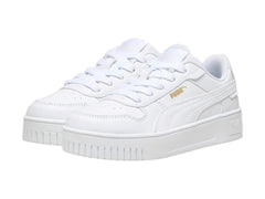 Tenis PUMA Carina Street Blanco y Oro para Niña