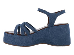 Sandalias Nomadas Mezclilla Oggi Azul para Mujer