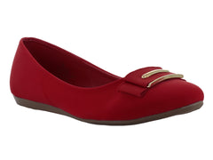Zapatos Planos Mutante Rojos para Mujer