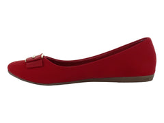 Zapatos Planos Mutante Rojos para Mujer