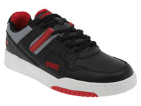 Tenis K-Swiss Match Rival Negro Rojo Gris para Hombre