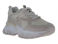Tenis Via Urbana Beige para Mujer