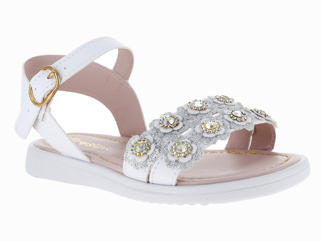 Sandalias Miroslava Blanco para Niña