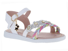 Sandalias Miroslava Blanco para Niña