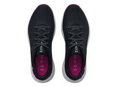 Tenis Under Armour Charged Aurora 2 Negro y Rosa para Mujer