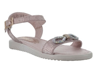 Sandalias Viris Princesitas Marfil Oro para Niña
