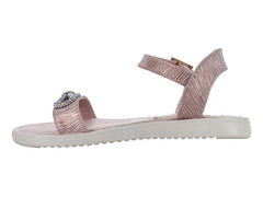 Sandalias Viris Princesitas Marfil Oro para Niña