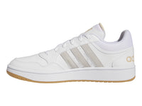 Tenis Adidas Hoops 3.0 Blanco y Beige para Hombre