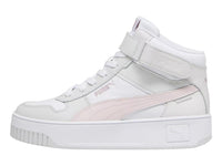 Tenis PUMA Carina Street Mid Blanco y Rosa para Mujer