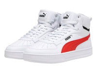 Tenis PUMA Caven 2.0 Mid Blanco y Rojo para Hombre