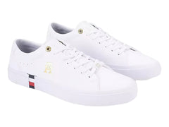 Tenis Tommy Hilfiger IM Vulc RWB Gold II Blanco para Hombre