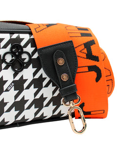 Bolsa de Hombro Jaime Ibiza Pata de Gallo Multicolor para Mujer