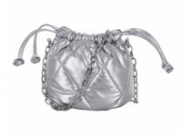 Bolsa de Hombro Ferretina Lola Diamante Plata para Mujer