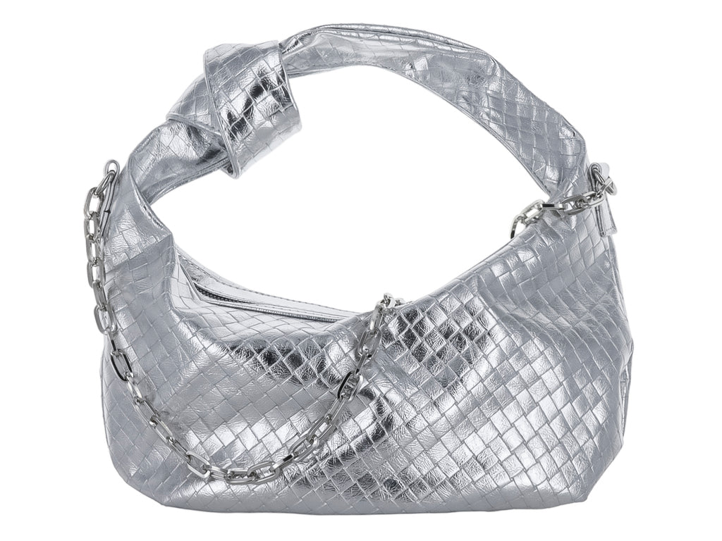 Bolso Ferretina Plata para Mujer