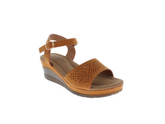Sandalias Comfort Fit Camel para Mujer
