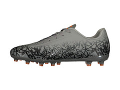 Tenis de Fútbol Charly Gris y Naranja para Hombre