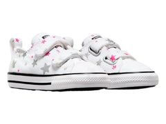 Tenis Converse Chuck Taylor All Star Easy On Blanco y Rosa para Niña
