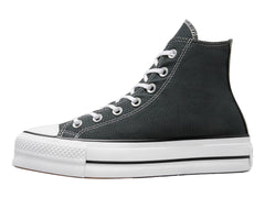 Tenis Converse Chuck Taylor All Star Lift Gris y Blanco para Mujer