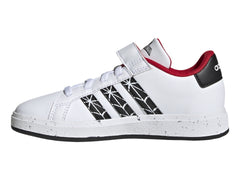 Tenis Adidas Grand Court Spider-Man Blanco para Niño