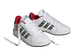 Tenis Adidas Grand Court Spider-Man Blanco para Niño